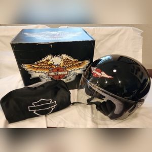 Harley Davidson Women's Diva 3/4 Helmet w/ Flip-up Face Shield, Size M
